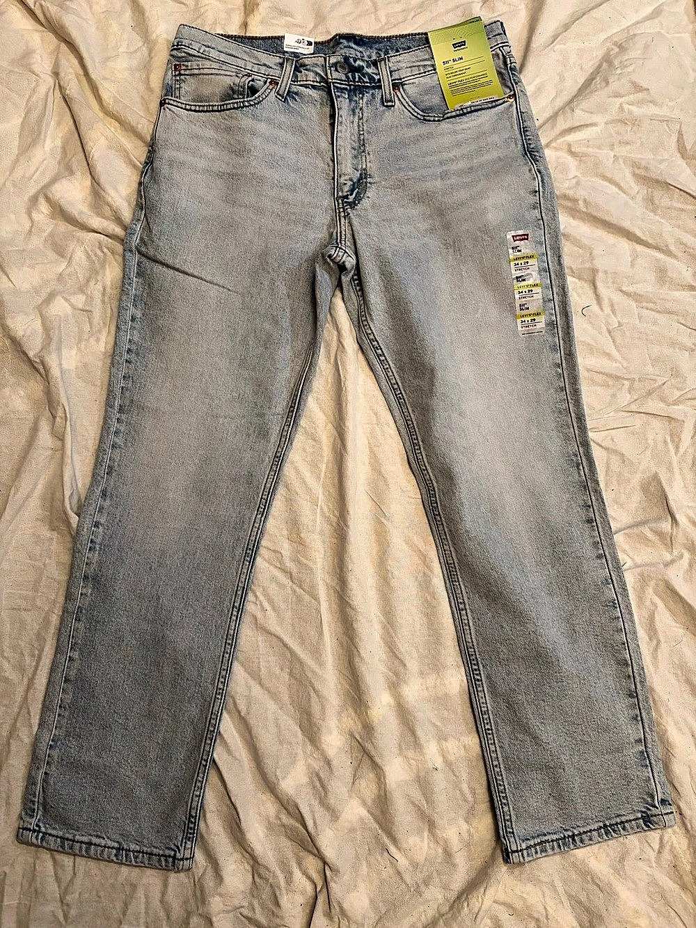 Levi's 511 Men's Straight Jeans Blue Waist 34 NWT